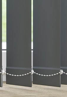 Trinity (FR Blackout), Deep Grey - Vertical Blind Slats